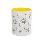 Nevada Sagebrush Mug, State Flower Floral Coffee Cup, 11oz Botanical Gift
