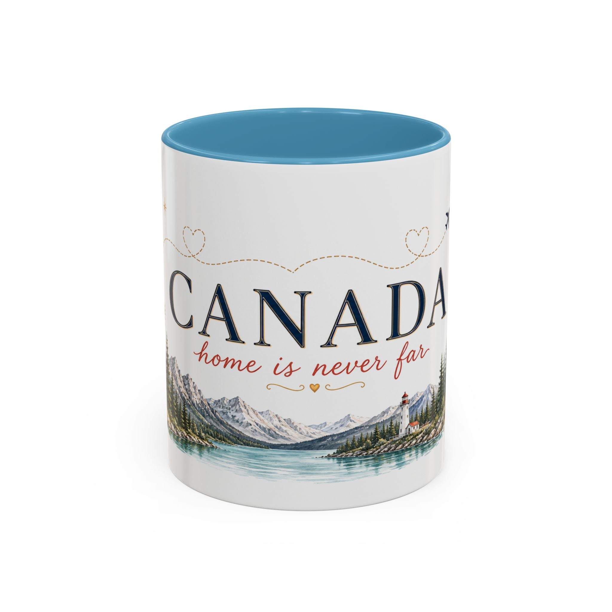 Canada Home Country Mug | Moving Away Gift | Long Distance Friendship | 11 oz 15 oz Accent Mug