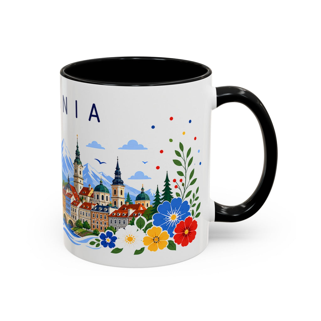 Romania Coffee Mug | Travel Souvenir Accent Mug | Place Gift Ceramic Cup 11oz 15oz
