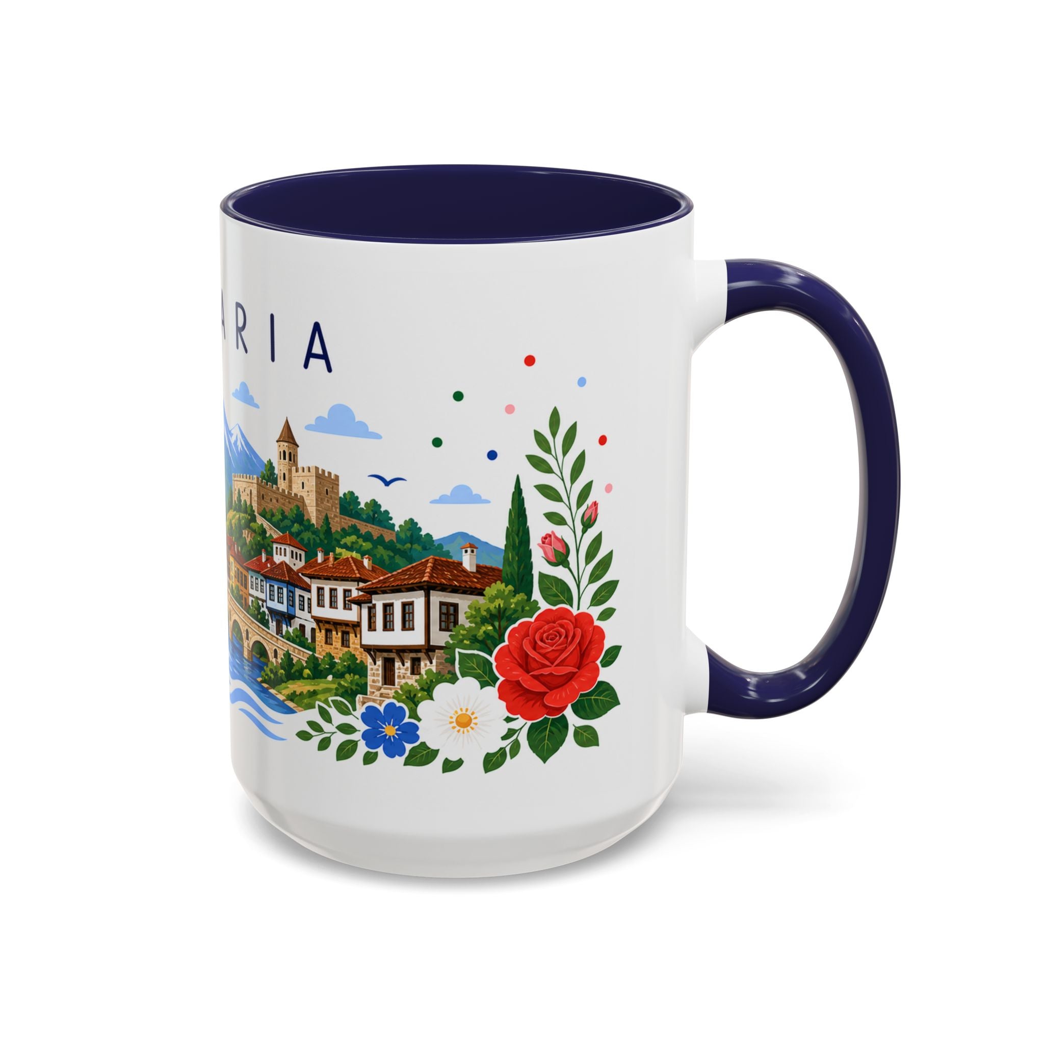 Bulgaria Coffee Mug | Travel Souvenir Accent Mug | Place Gift Ceramic Cup 11oz 15oz