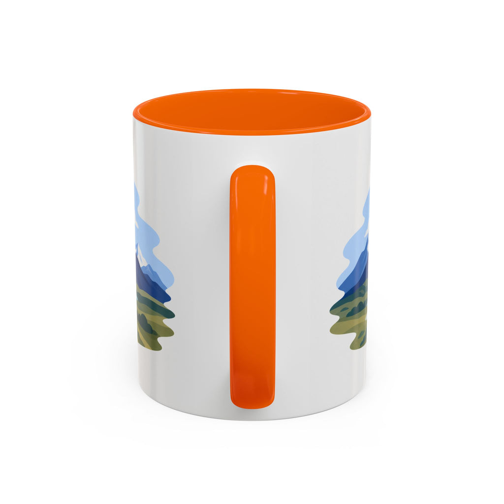 Wrangell-St. Elias National Park Coffee Mug | Solid Color Block Park Souvenir | 11oz 15oz Accent Mug
