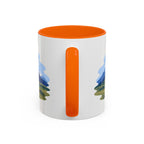 Wrangell-St. Elias National Park Coffee Mug | Solid Color Block Park Souvenir | 11oz 15oz Accent Mug