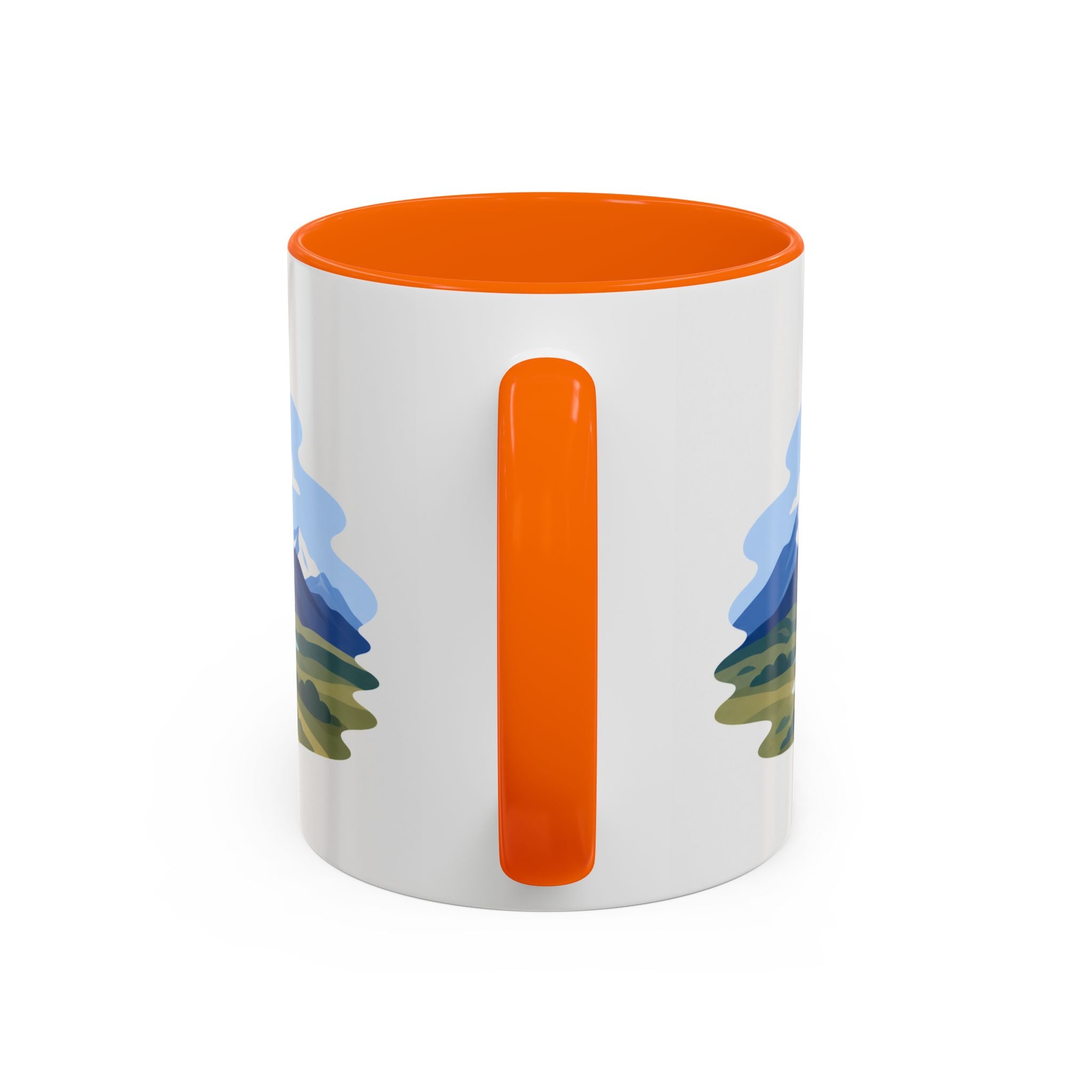 Wrangell-St. Elias National Park Coffee Mug | Solid Color Block Park Souvenir | 11oz 15oz Accent Mug