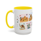 Cairo Coffee Mug | Postage Stamp Collage Mug | Travel Souvenir Accent Cup 11oz 15oz