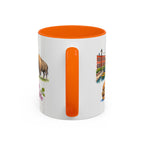 Oklahoma City Illustrated Travel Mug | City Souvenir Accent Coffee Mug | 11oz 15oz Ceramic Cup