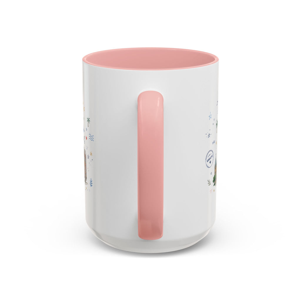 Karachi Coffee Mug | Pakistan Souvenir Travel Gift | Accent Color Ceramic 11oz 15oz