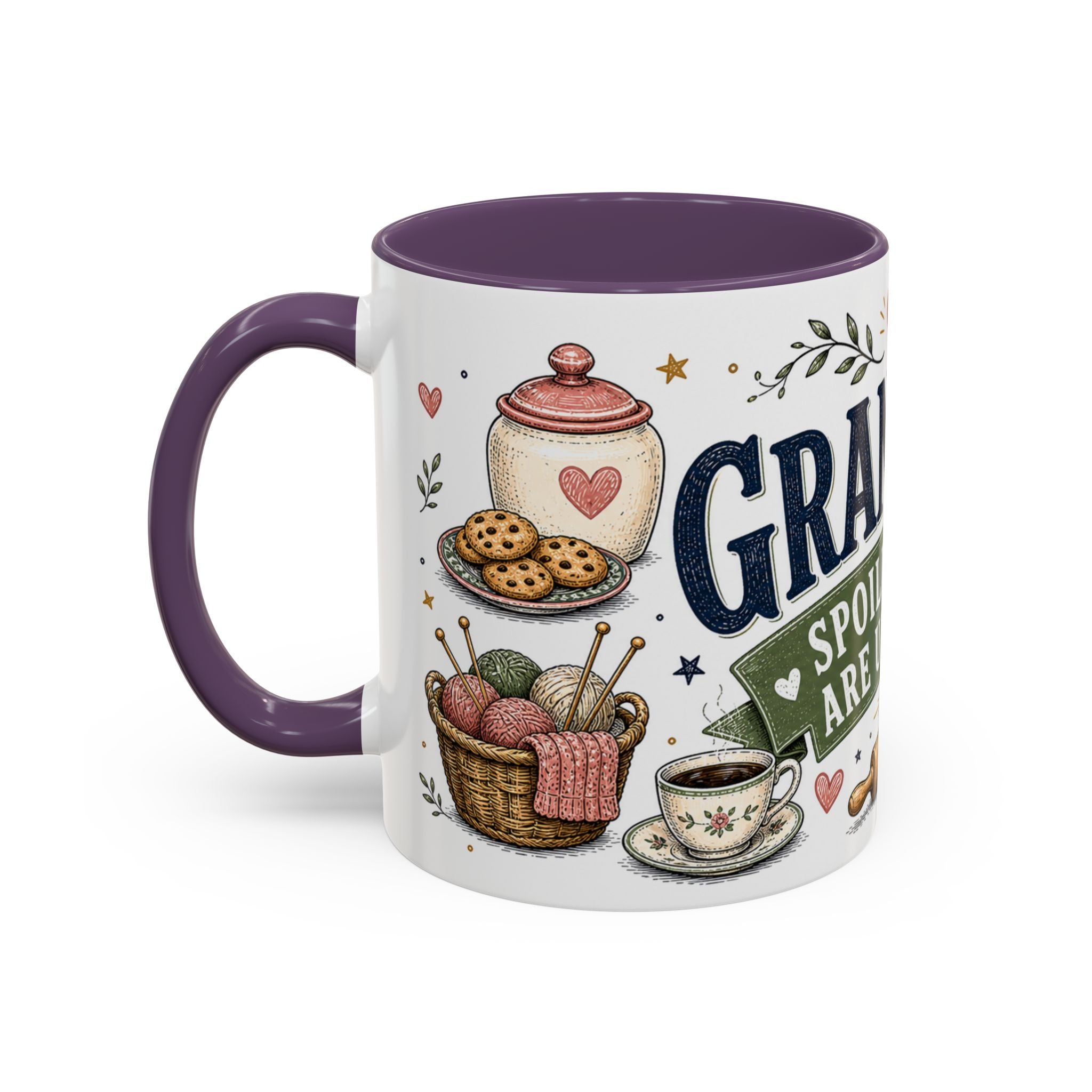 Grandma's Spoiling Skills Are Unmatched Coffee Mug | Funny Gift From Grandkids | Accent Ceramic 11oz 15oz