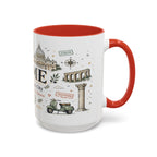 Rome Coffee Mug | Italy Souvenir Travel Gift | Accent Color Ceramic 11oz 15oz