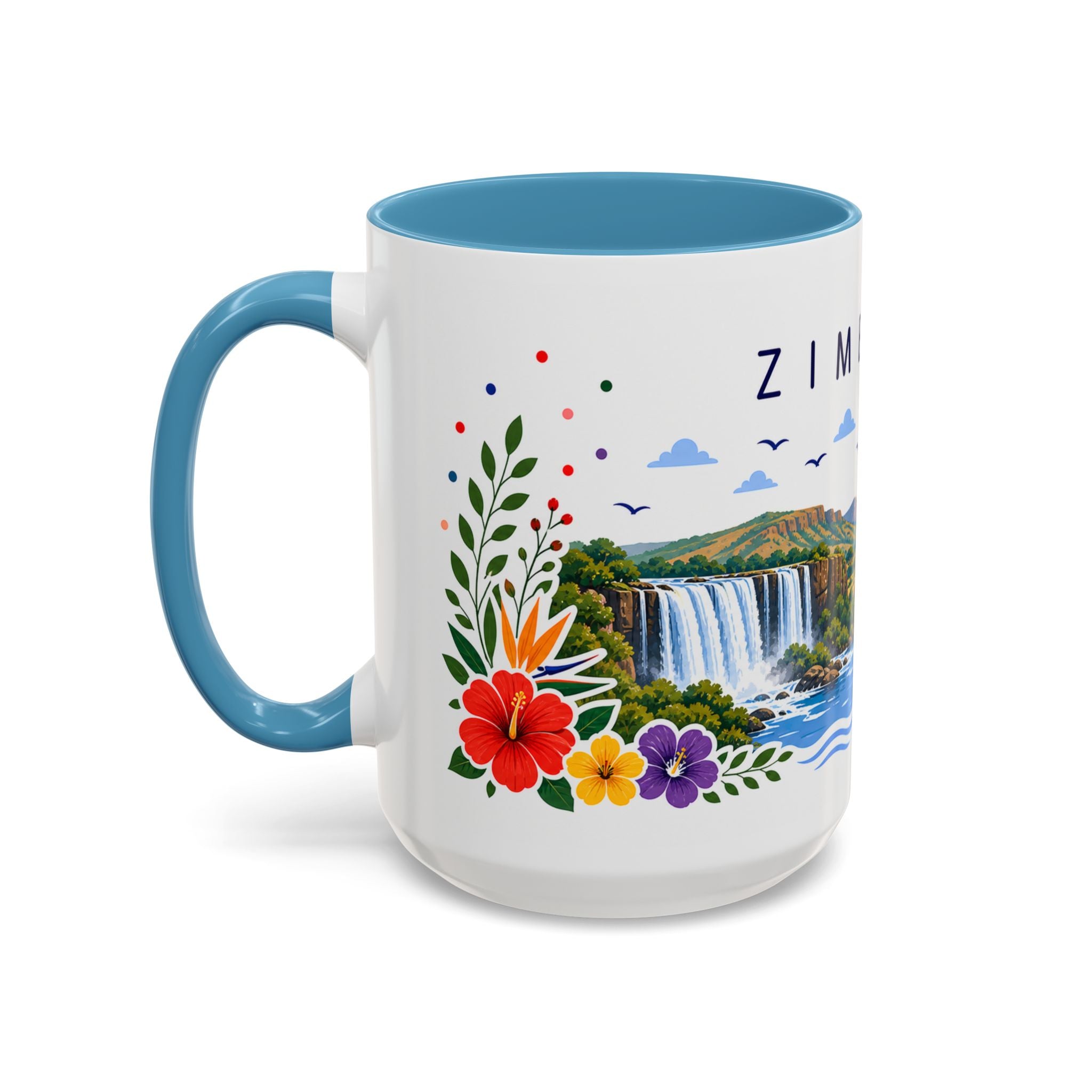 Zimbabwe Coffee Mug | Travel Souvenir Accent Mug | Place Gift Ceramic Cup 11oz 15oz