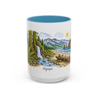 Olympic National Park Mug | US Travel Souvenir Accent Coffee Mug | 11oz 15oz Ceramic Cup
