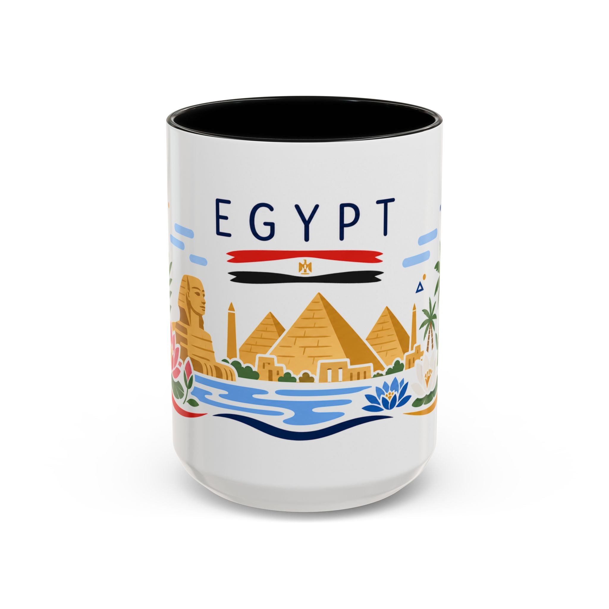 Egypt Coffee Mug | Travel Souvenir Accent Mug | Country Gift Ceramic Cup 11oz 15oz