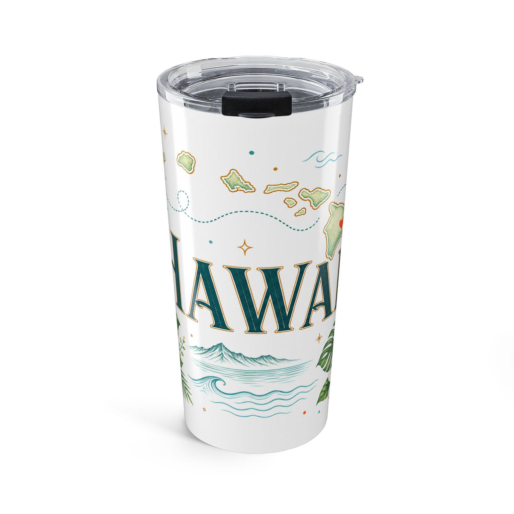 Hawaii State Flower 20oz Tumbler | Hawaii Botanical Gift | Insulated Stainless Steel Travel Cup