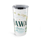 Hawaii State Flower 20oz Tumbler | Hawaii Botanical Gift | Insulated Stainless Steel Travel Cup