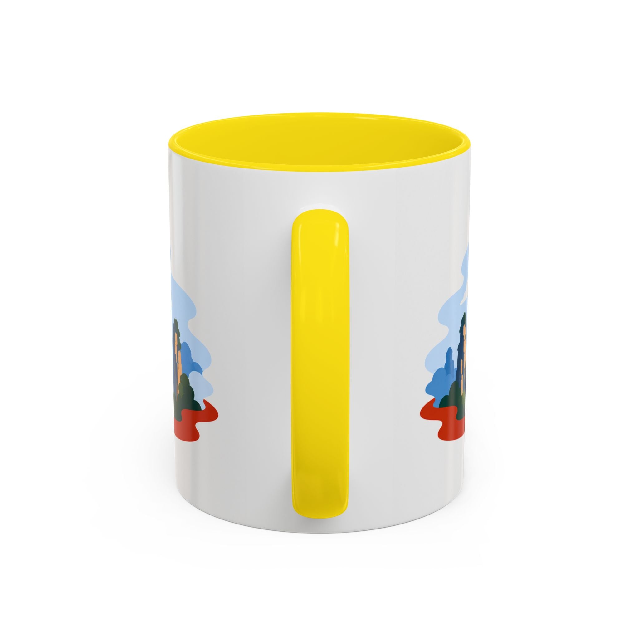 Zhangjiajie Coffee Mug | Travel Destination Souvenir Gift | Accent Color Ceramic 11oz 15oz