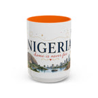 Nigeria Home Country Mug | Moving Away Gift | Long Distance Friendship | 11 oz 15 oz Accent Mug