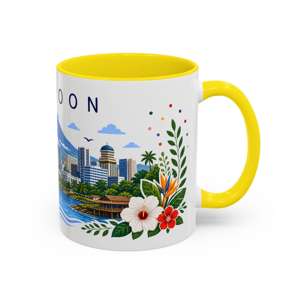 Cameroon Coffee Mug | Travel Souvenir Accent Mug | Place Gift Ceramic Cup 11oz 15oz