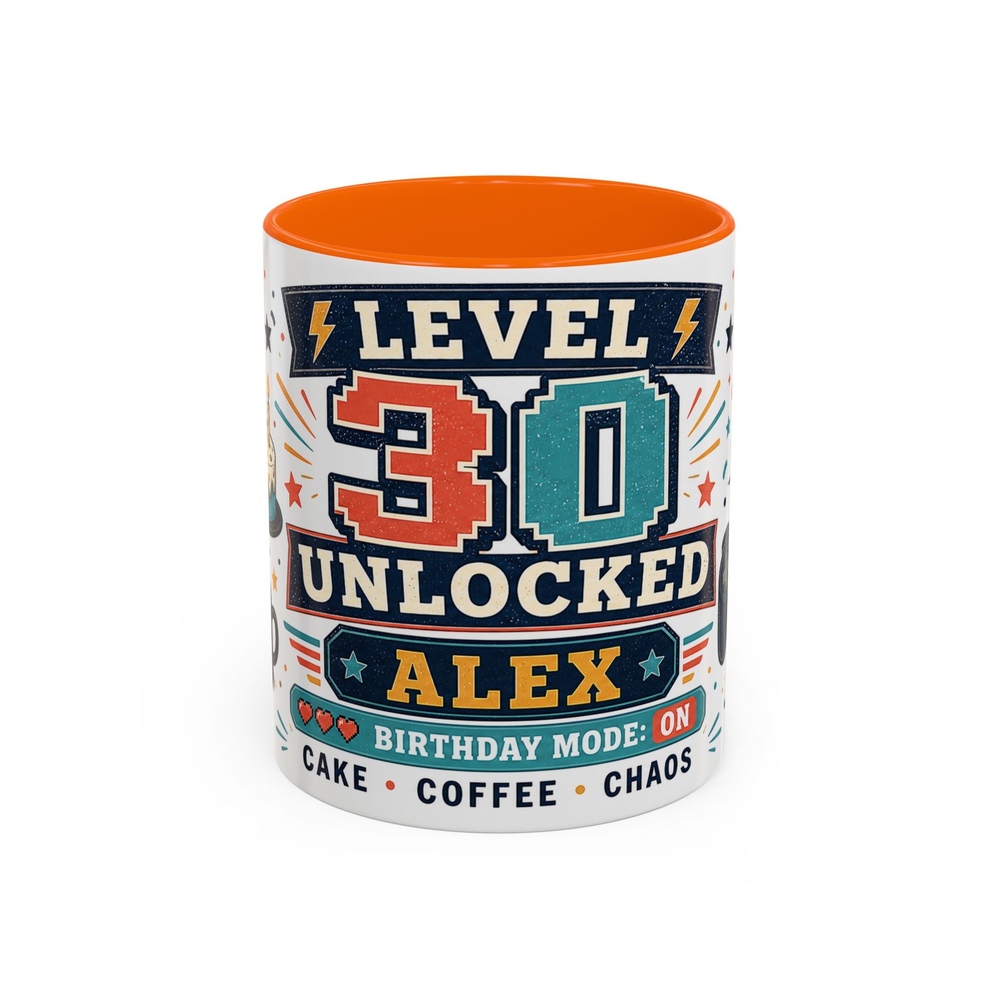 Custom Gamer Birthday Mug | Level Unlocked Name Age Coffee Cup