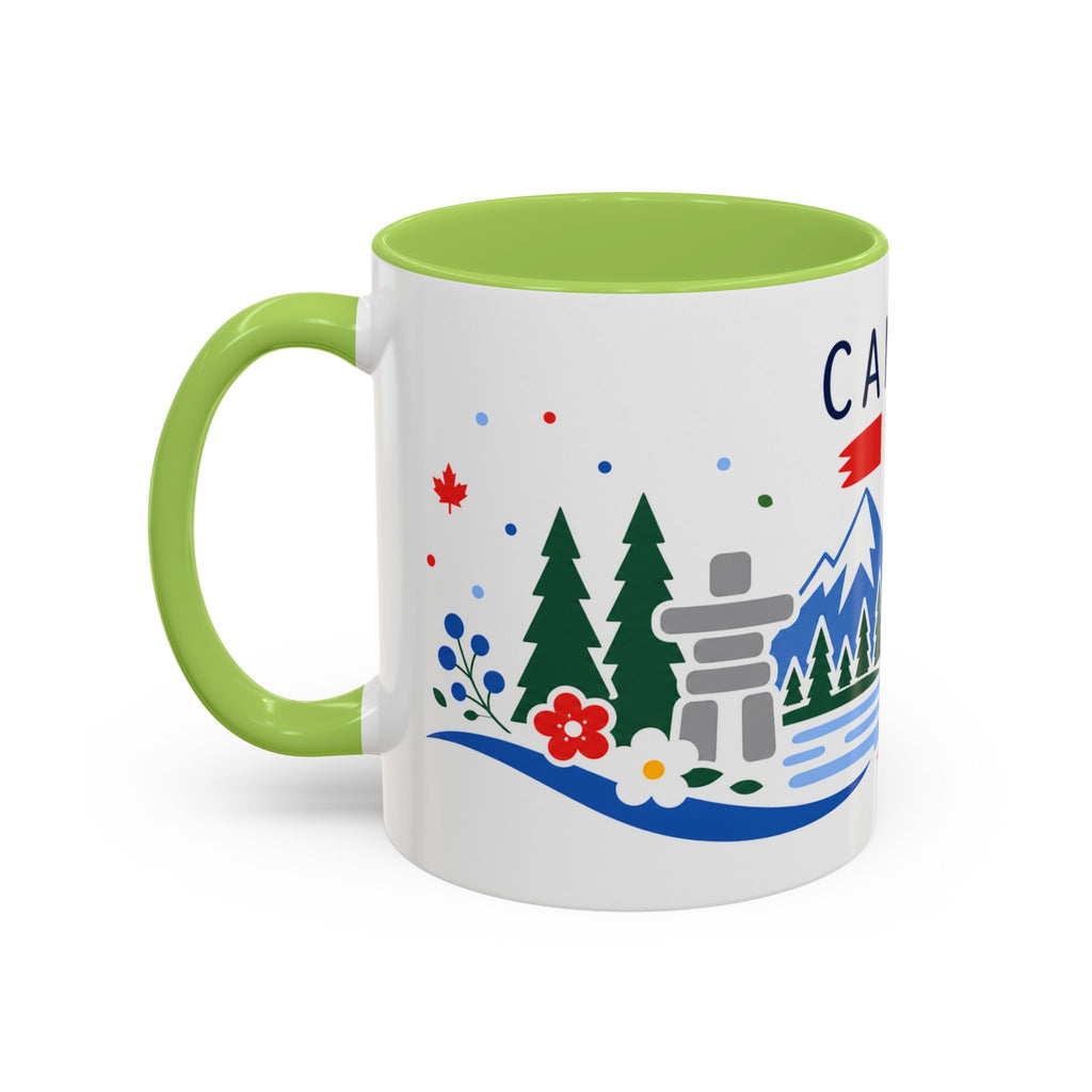 Canada Coffee Mug | Travel Souvenir Accent Mug | Country Gift Ceramic Cup 11oz 15oz