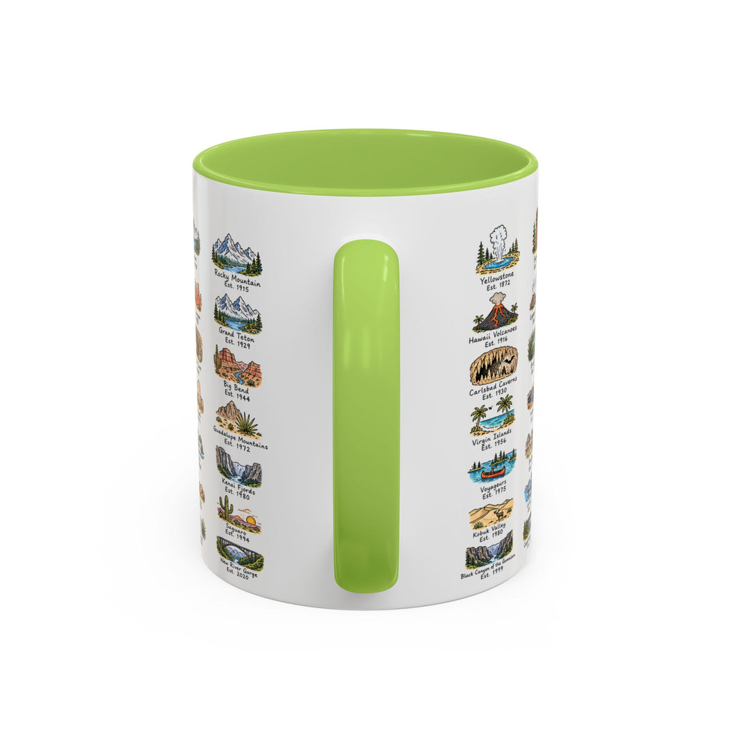 63 National Parks Mug | U.S. Parks Coffee Cup | Park Bucket List Gift | Road Trip Hiking Camping Souvenir