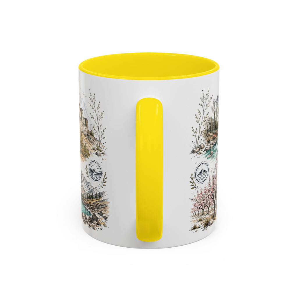 Skardu Valley Mug, Pakistan Travel Souvenir, Bucket List Gift, Accent Ceramic Coffee Mug 11oz 15oz