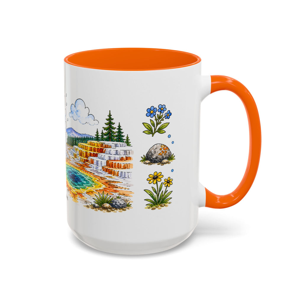 Yellowstone National Park Mug | US Travel Souvenir Accent Coffee Mug | 11oz 15oz Ceramic Cup
