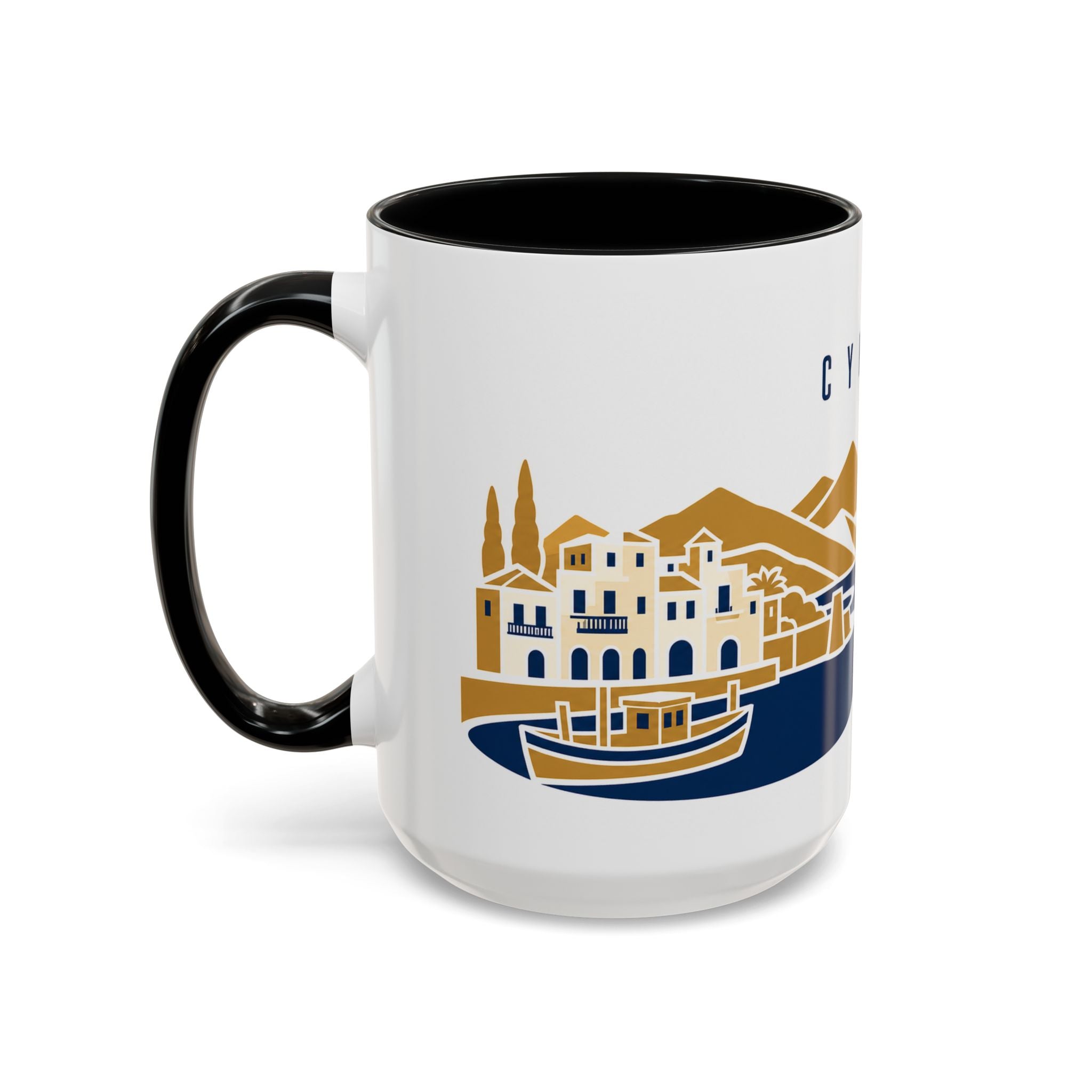 Cyprus Coffee Mug | Travel Souvenir Accent Mug | Country Gift Ceramic Cup 11oz 15oz
