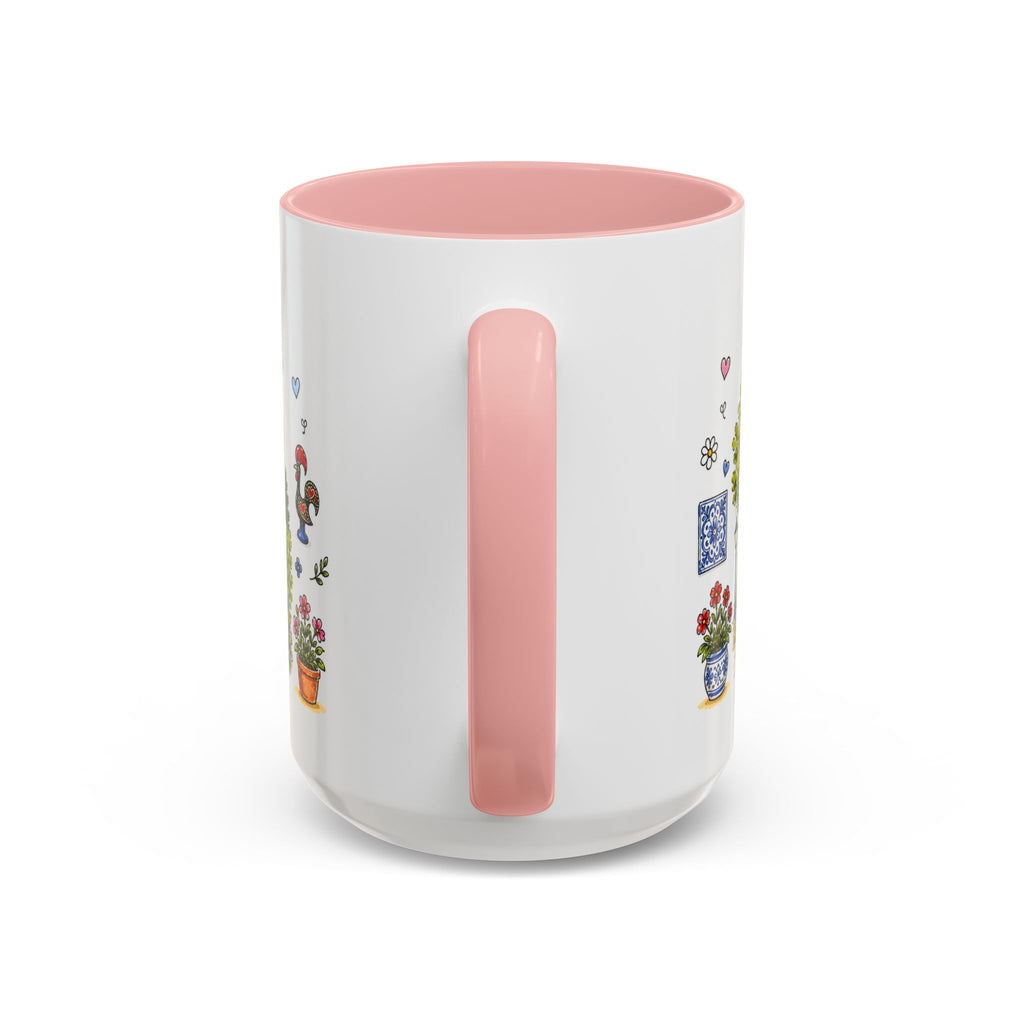Sintra Illustrated Travel Mug | Portugal Souvenir Accent Coffee Mug | 11oz 15oz Ceramic Cup