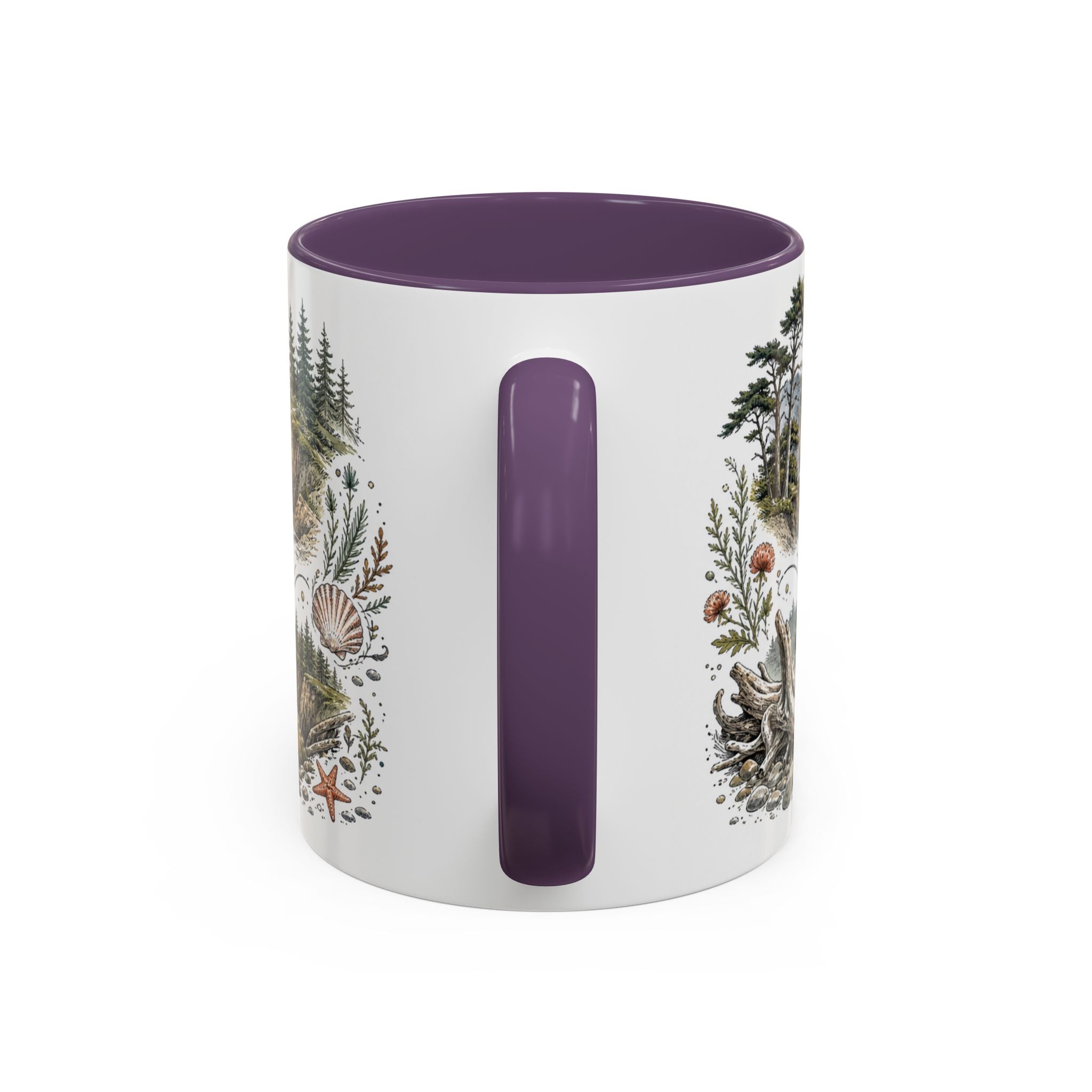 Oregon Coast Mug, Pacific Northwest Travel Souvenir, Bucket List Gift, Accent Ceramic Coffee Mug 11oz 15oz