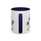 Tampa Illustrated Travel Mug | City Souvenir Accent Coffee Mug | 11oz 15oz Ceramic Cup