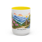 Great Smoky Mountains National Park Mug | US Travel Souvenir Accent Coffee Mug | 11oz 15oz Ceramic Cup