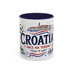 Croatia Soccer Coffee Mug | World Cup Fan Gift | Accent Color Ceramic 11oz 15oz Match Day Cup