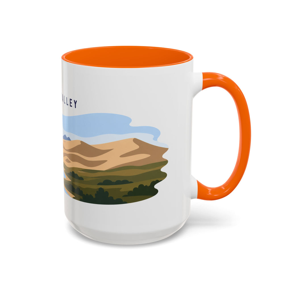 Kobuk Valley National Park Coffee Mug | Solid Color Block Park Souvenir | 11oz 15oz Accent Mug