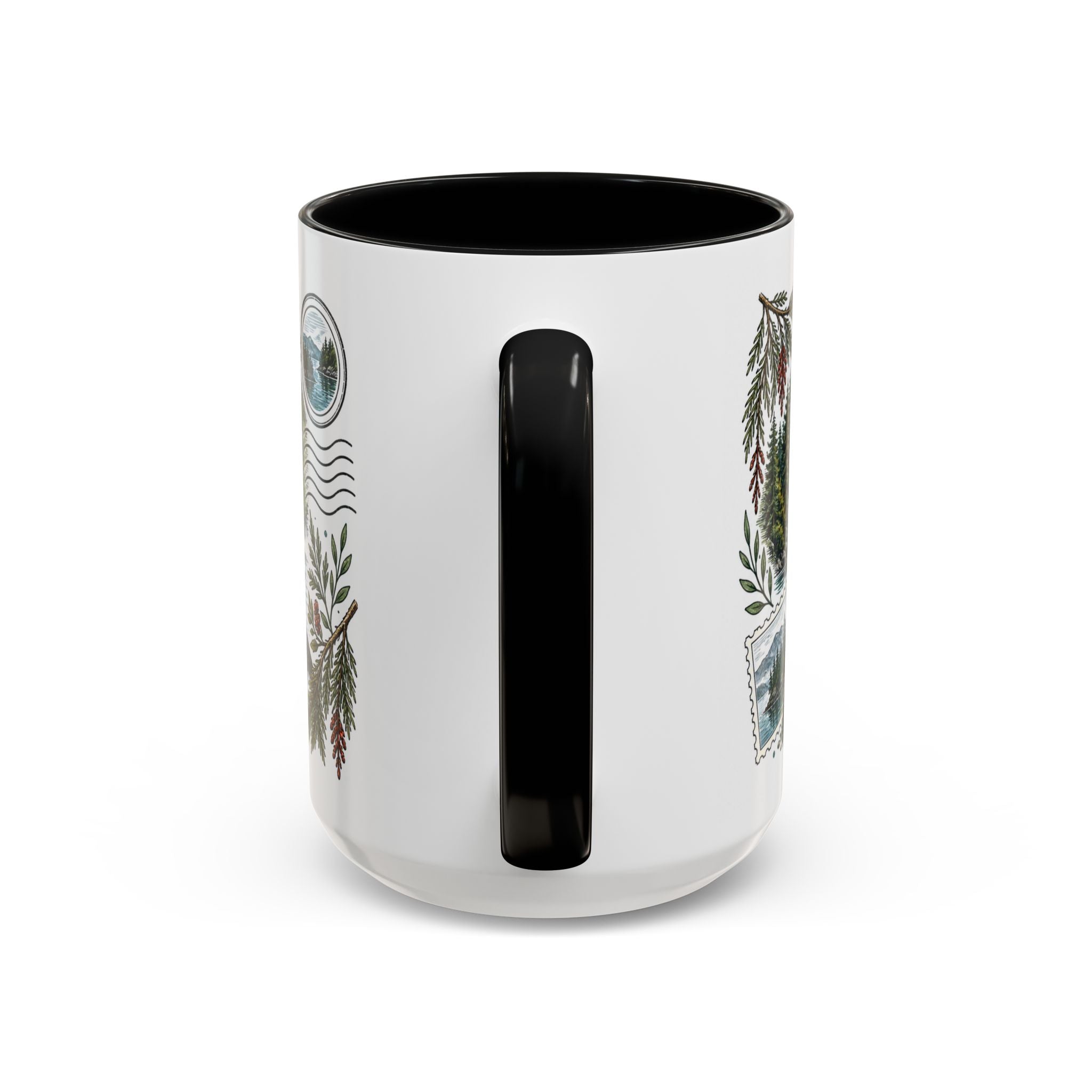 Queen Charlotte Sound Coffee Mug | Travel Destination Souvenir Gift | Accent Color Ceramic 11oz 15oz