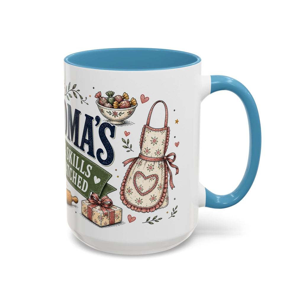 Grandma's Spoiling Skills Are Unmatched Coffee Mug | Funny Gift From Grandkids | Accent Ceramic 11oz 15oz