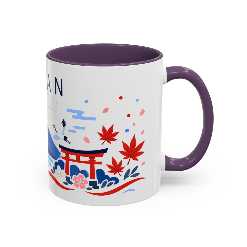 Japan Coffee Mug | Travel Souvenir Accent Mug | Country Gift Ceramic Cup 11oz 15oz