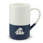 Woodland Mushrooms Engraved Speckled Ceramic Mug, 13oz, Minimalist Coffee Cup, Gift for Nature Lovers
