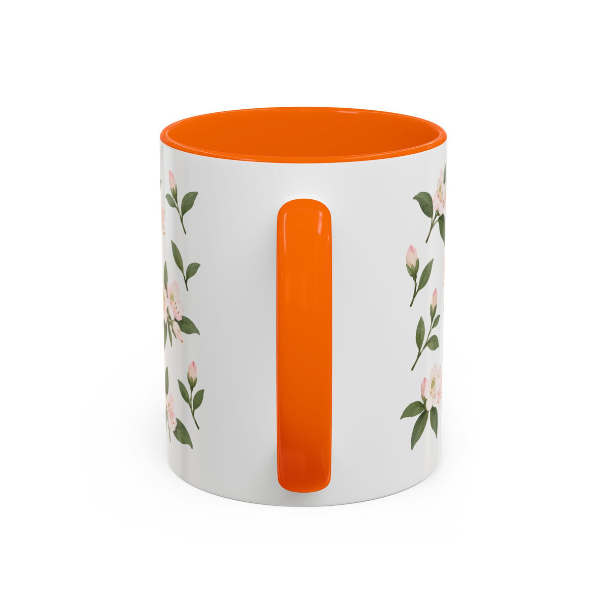 West Virginia Rhododendron Mug, State Flower Floral Coffee Cup, 11oz Botanical Gift
