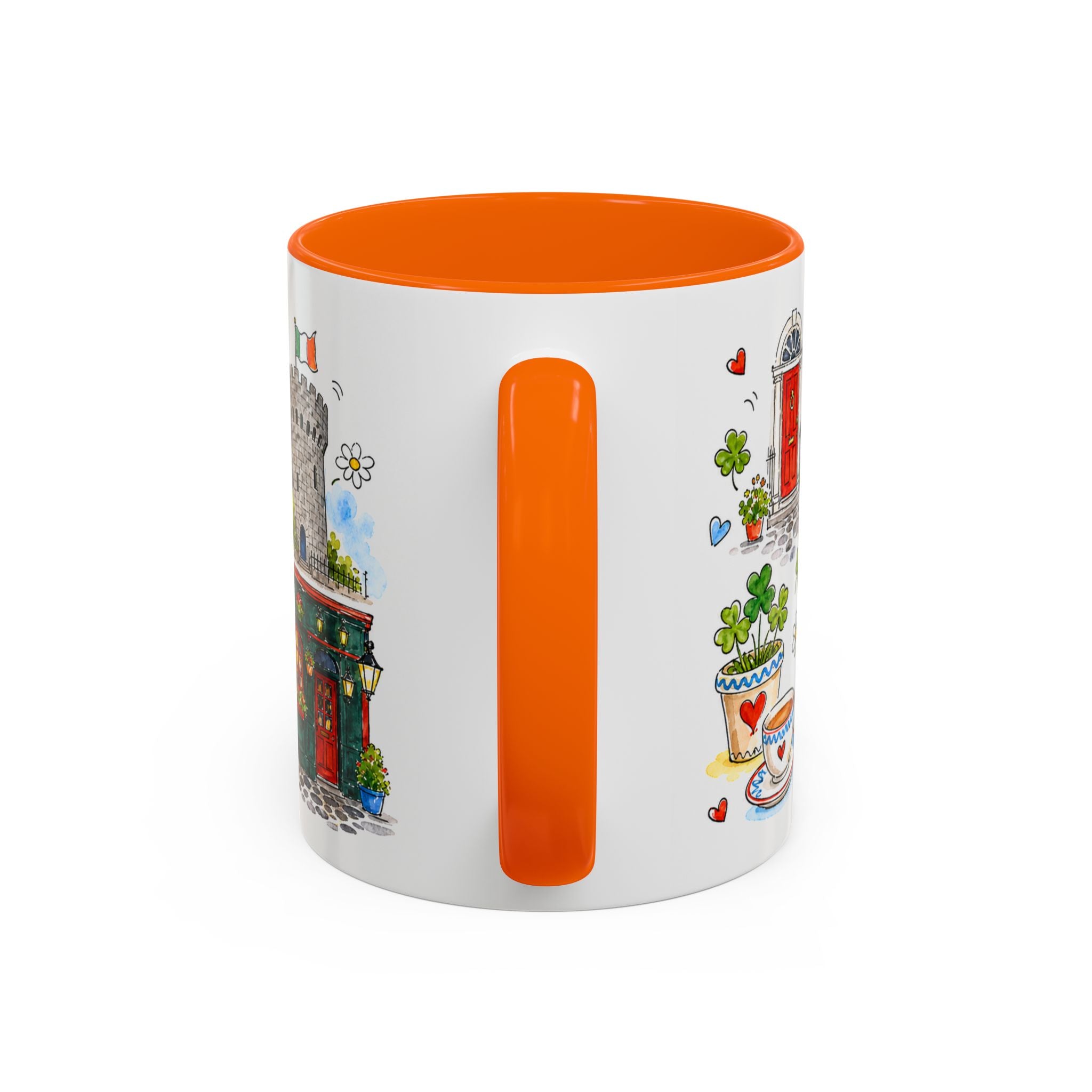 Dublin Travel Mug | European City Souvenir Accent Coffee Mug | 11oz 15oz Ceramic Cup