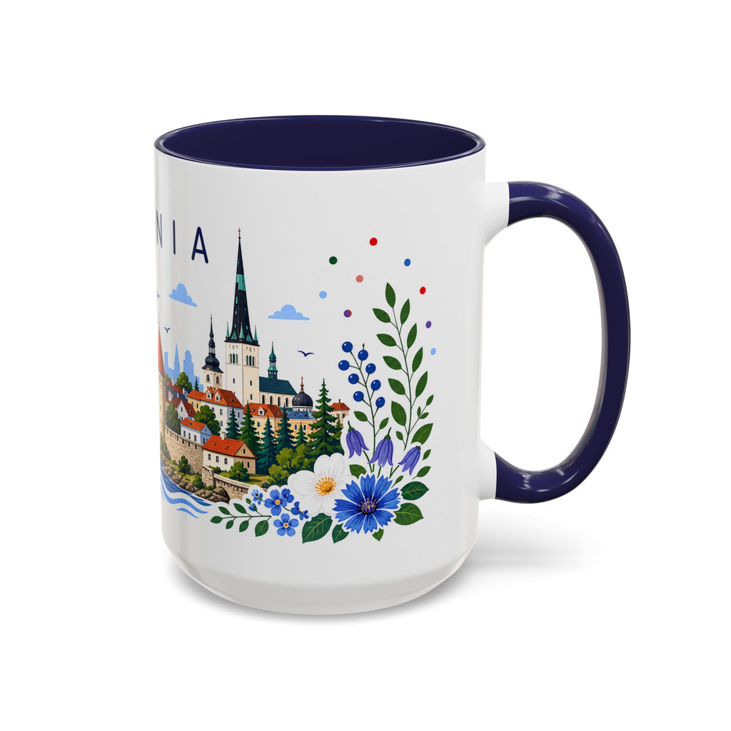 Estonia Coffee Mug | Travel Souvenir Accent Mug | Place Gift Ceramic Cup 11oz 15oz