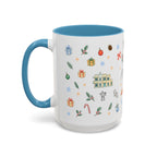 Miami Christmas Mug | Watercolor Art Deco City Souvenir (11oz/15oz)