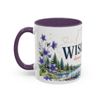 Wisconsin Home State Mug | Moving Away Gift | Long Distance Friendship Coffee Cup | 11oz 15oz Accent Mug