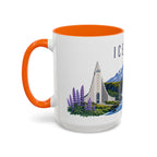 Iceland Coffee Mug | Travel Souvenir Accent Mug | Country Gift Ceramic Cup 11oz 15oz