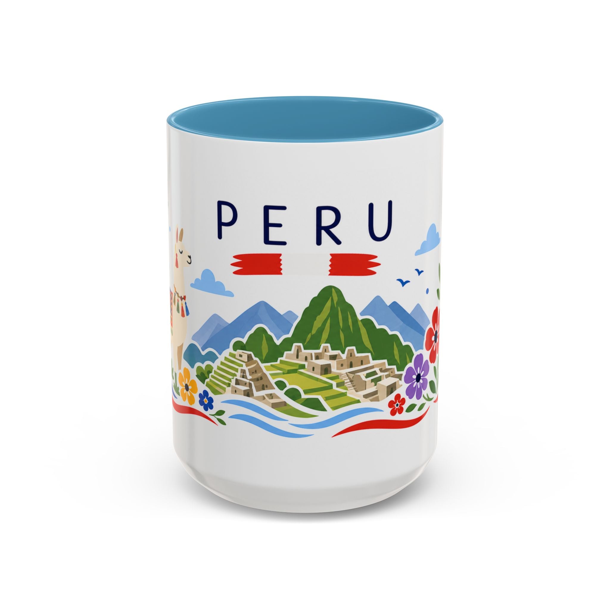 Peru Coffee Mug | Travel Souvenir Accent Mug | Country Gift Ceramic Cup 11oz 15oz