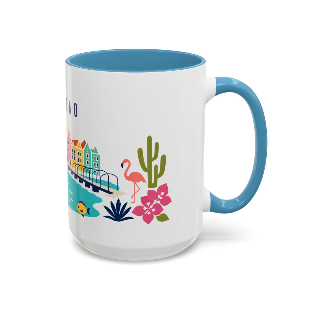 Curaçao Coffee Mug | Travel Souvenir Accent Mug | Country Gift Ceramic Cup 11oz 15oz