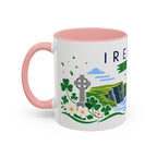 Ireland Coffee Mug | Travel Souvenir Accent Mug | Country Gift Ceramic Cup 11oz 15oz