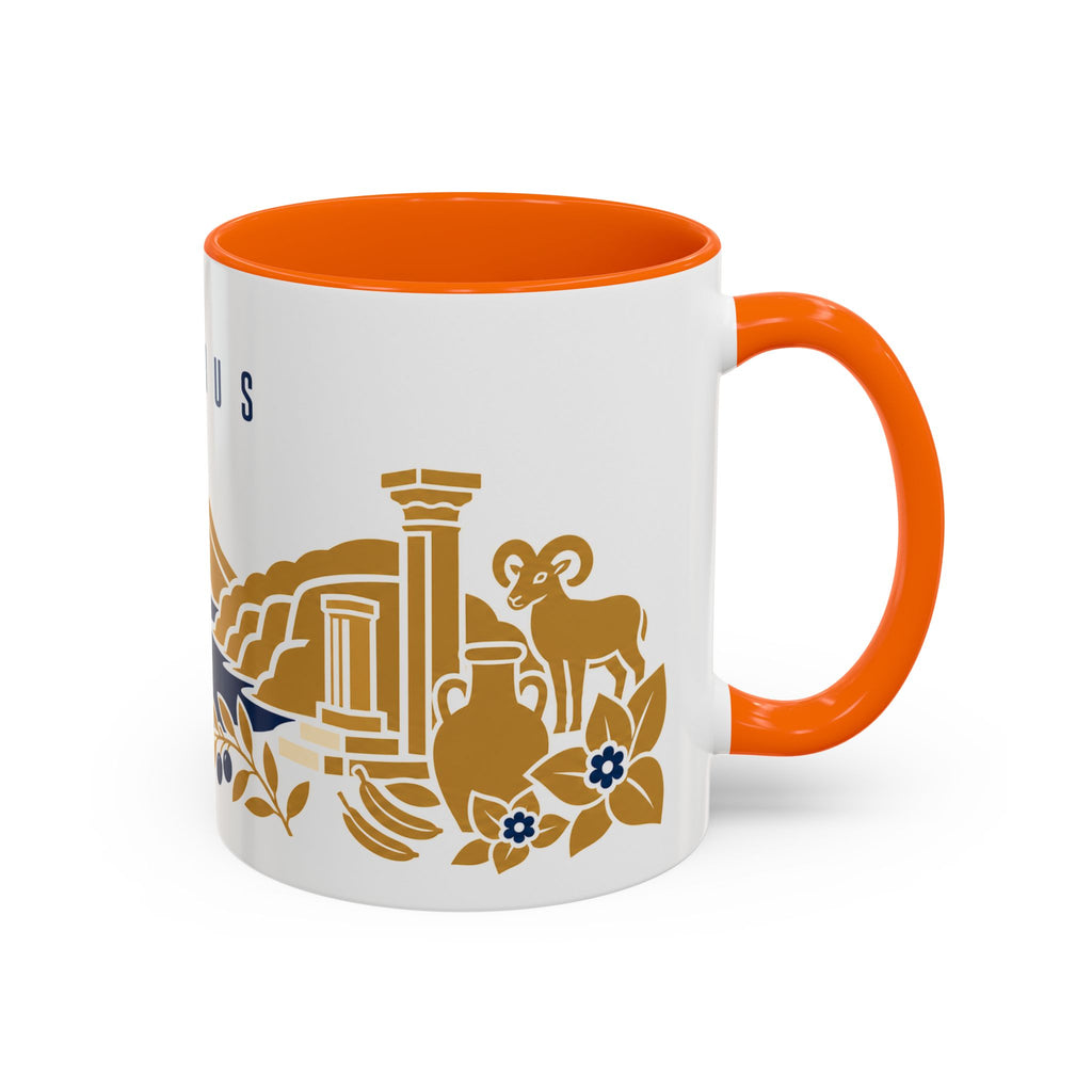Cyprus Coffee Mug | Travel Souvenir Accent Mug | Country Gift Ceramic Cup 11oz 15oz