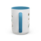 Rocky Mountain National Park Christmas Mug | Watercolor Travel Souvenir | Holiday Gift | Accent Ceramic Coffee Cup 11oz 15oz