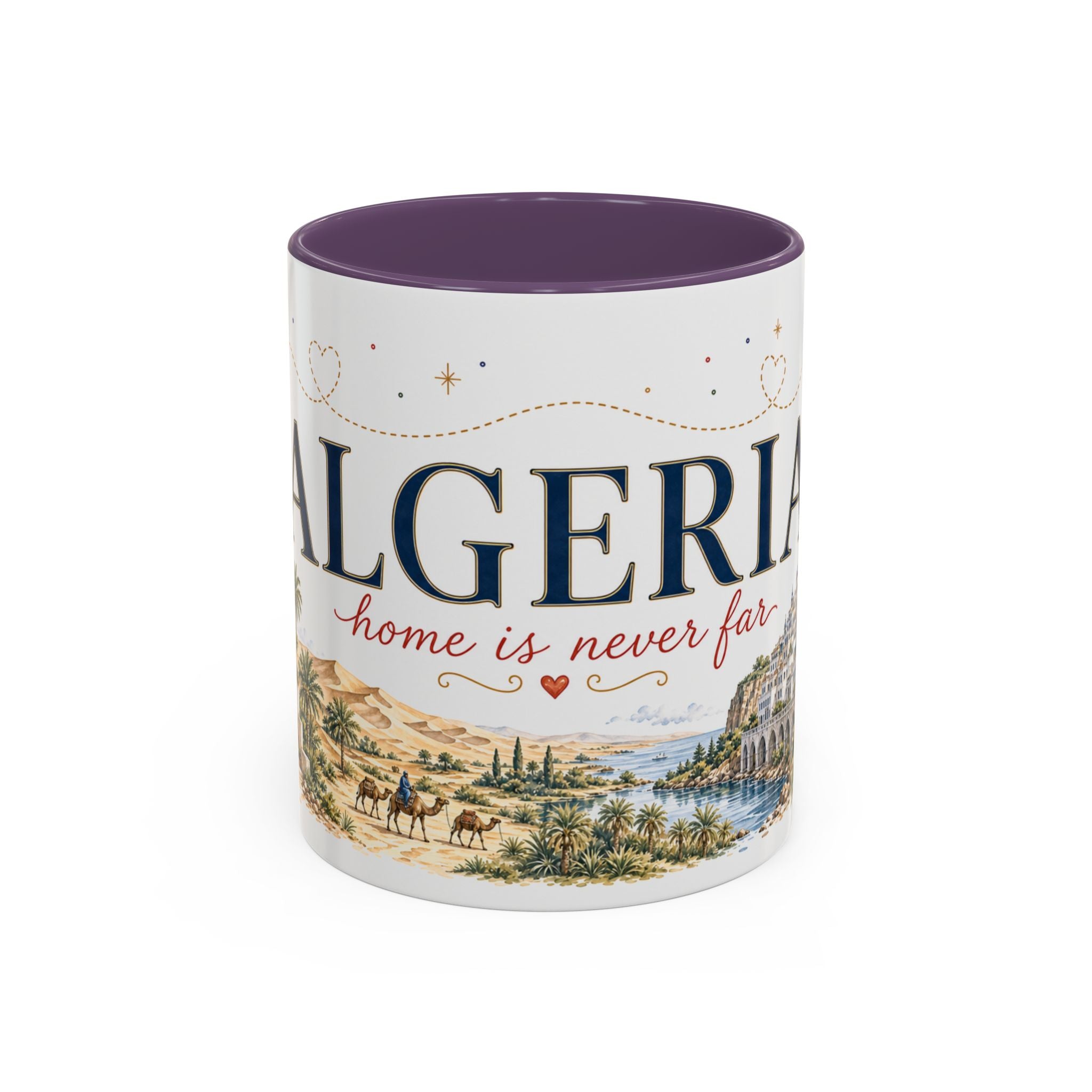 Algeria Home Country Mug | Moving Away Gift | Long Distance Friendship | 11 oz 15 oz Accent Mug