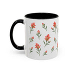 Wyoming Indian Paintbrush Mug, State Flower Floral Coffee Cup, 11oz Botanical Gift