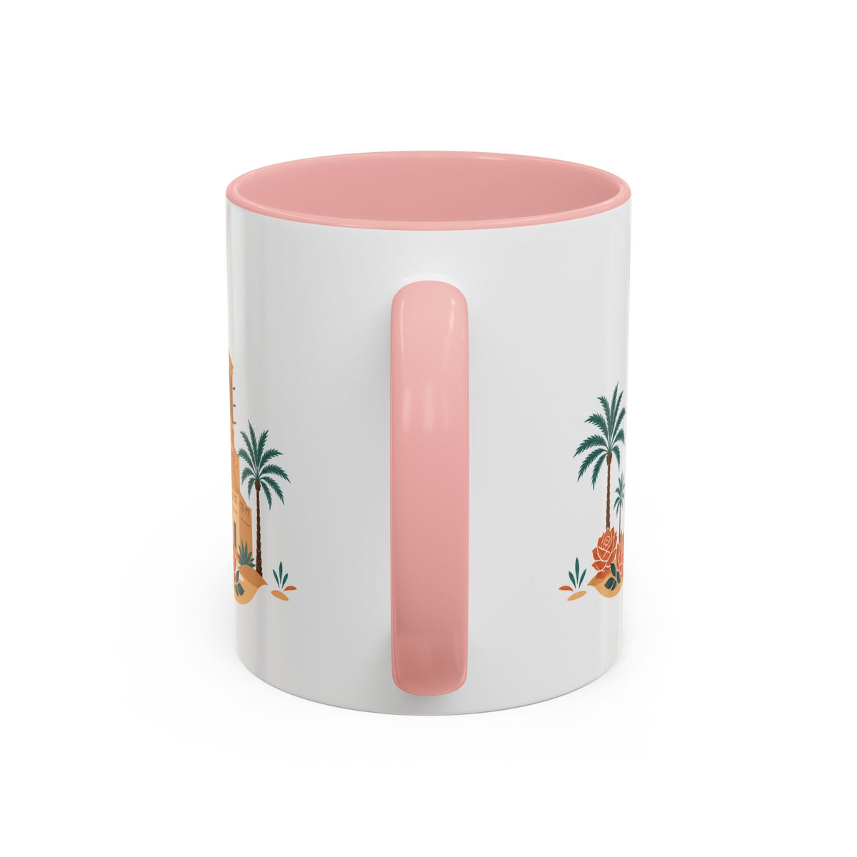 Abu Dhabi Coffee Mug | United Arab Emirates Travel Souvenir | Porcelain Decal City Gift | 11oz 15oz Accent Mug